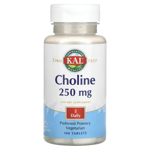 Kal Choline 250mg 100 Tablets – image 1
