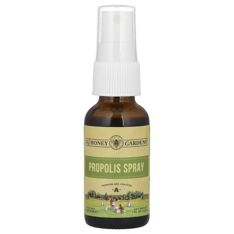 Honey Gardens, Propolis Spray, 1 fl oz (30 ml) – image 1