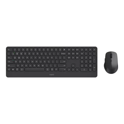 Rapoo 9390M keyboard – Schwarz – Bild 1