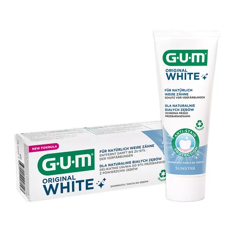 Gum Original White - 75 ml - Tandpasta – afbeelding 1