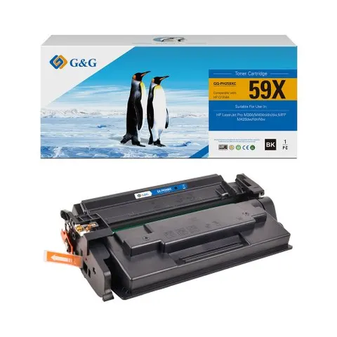 G&G 19577 - Toner, black, 59X, compatible, HP – image 1