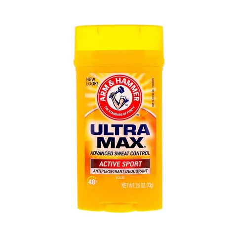 ARM & HAMMER ULTRA MAX Deodorant- Active Sport- Solid Stick - 2.6oz – afbeelding 1