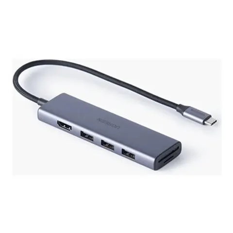 Ugreen 20956A interface hub USB Type-C 5000 Mbit/s Silver – image 1