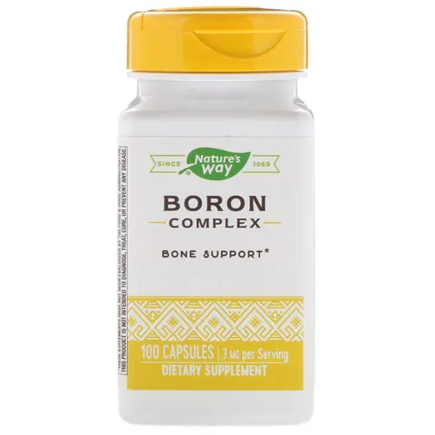 Nature's Way, Boron Complex, 3 mg, 100 Capsules – image 1