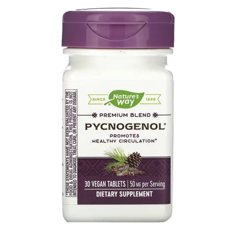 Nature's Way, Pycnogenol, 30 Vegan Tablets – image 1