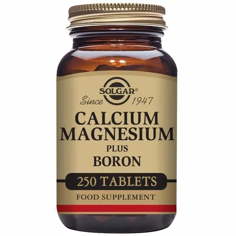 Solgar Calcium-Magnesium-Plus-Bor-Tabletten 250 – Bild 1