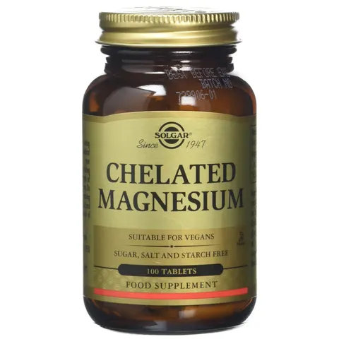 Solgar Chelated Magnesium Tablets - Pack of 100 – image 1