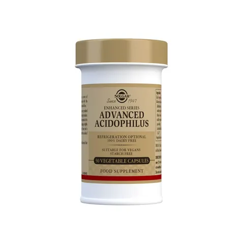 Solgar Advanced Acidophilus 50 Cápsulas Vegetales – imagen 1