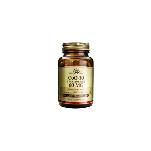 Solgar Coenzyme Q-10 60 mg Vegetable Capsules, 60 – image 1