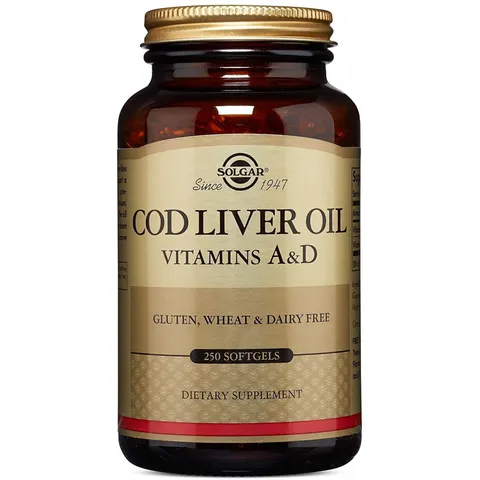 Solgar Cod Liver Oil 250 Perlas – imagen 1