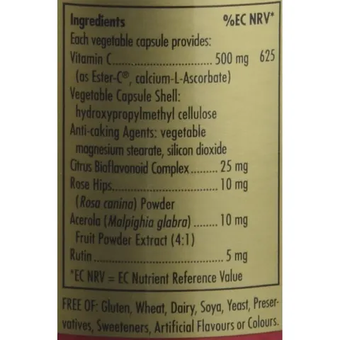 Solgar ESTER-C® Plus 500mg cápsulas vegetales 50 u – image 1