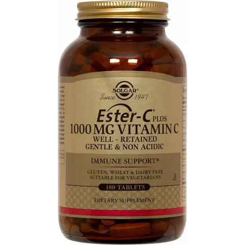 Solgar Ester C Plus 1000 mg Vitamina C 180 Comprimidos – imagen 1