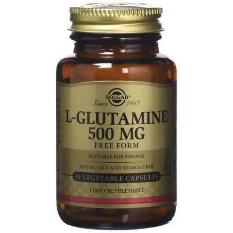 Solgar L-Glutamina 500 mg 50 VCaps – imagen 1