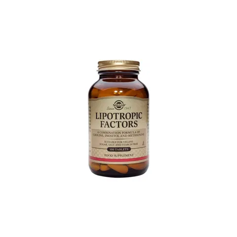 Solgar, Lipotropic Factors, 100 Tablets – image 1