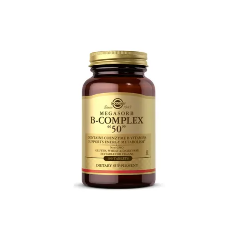Solgar Megasorb Vitamin B-Complex Tablets - Pack of 100 – image 1