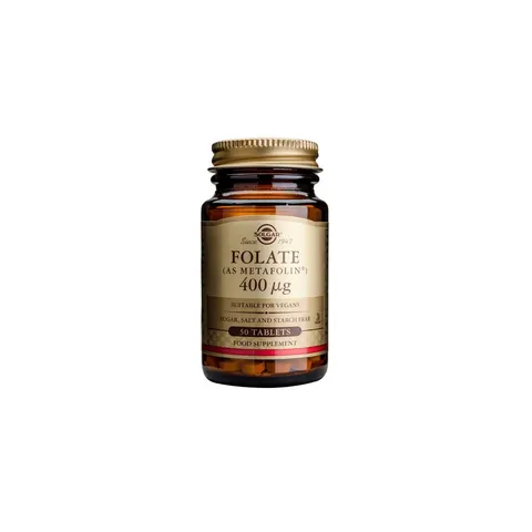 Solgar Folato 400 mcg 50 Tabs – imagen 1