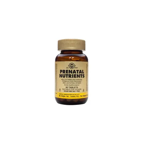Solgar PRENATAL NUTRIENTS 60 Tabs – imagen 1