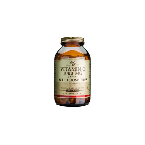 Solgar Vitamina C Rose Hips 1000mg 250 Comprimidos – imagen 1