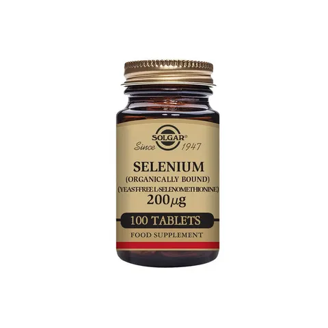 Solgar Selenium 200mcg Yeast-Free Tablets 100 Units – image 1