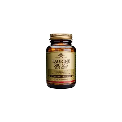 Solgar Taurina 500 mg 50 cápsulas – imagen 1