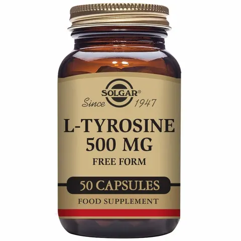Solgar L-TYROSINE 500 mg 50 unités – image 1