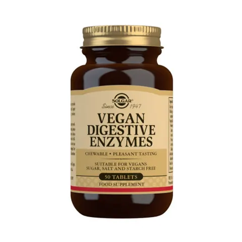 Solgar Vegane Verdauungsenzyme Kautabletten 50 – Bild 1