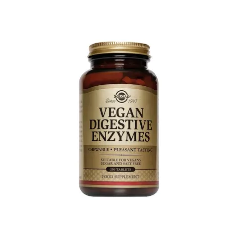 Solgar vegan enzimas digestivas 250comp.mast. – imagen 1