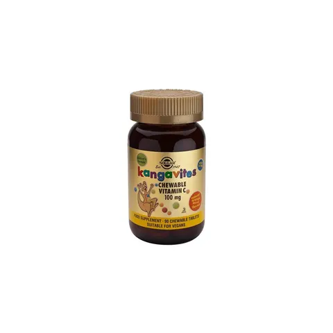 Solgar Kangavites Vitamin C 100 mg Chewable Tablets, 90 – image 1