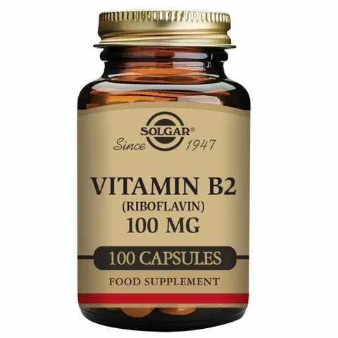 Solgar Vitamin B2 100 mg 100 Capsules – image 1