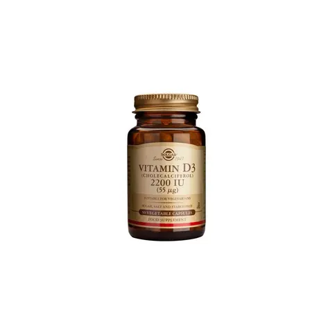 Solgar Vitamina D3 2200UI 50 VCaps – imagen 1