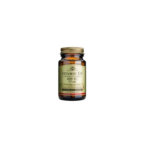 Solgar Vitamina D3 600 Ui Cápsulas x60 – imagen 1