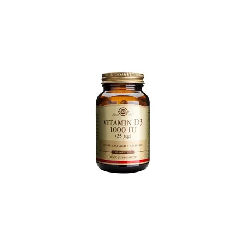 Solgar Vitamin D3 1000 IU 100 Tablets – image 1