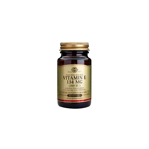 Solgar Vitamina E 200 UI 134 mg 50 comprimidos – imagen 1