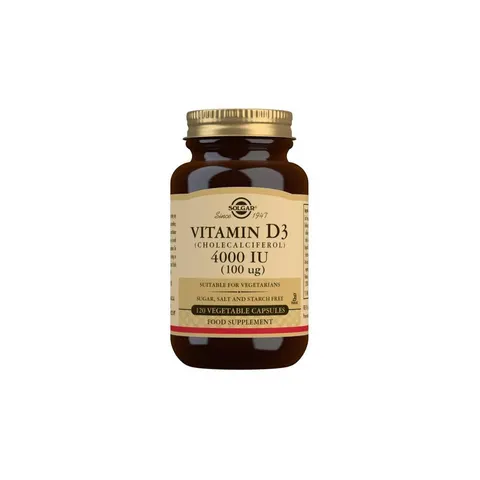 Solgar VITAMIN D3 4000 UI 120 Vcaps – imagen 1
