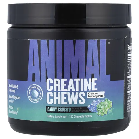 Animal Creatine Chews, Candy Crush'd - 120 Chewable Tablets – image 1