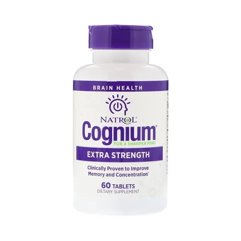 Natrol Cognium For Sharped Mind Improve Memory & Concentration 200mg 60 Tablets – image 1