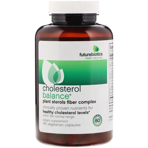 FutureBiotics, Cholesterol Balance, 180 Vegetarian Capsules – image 1