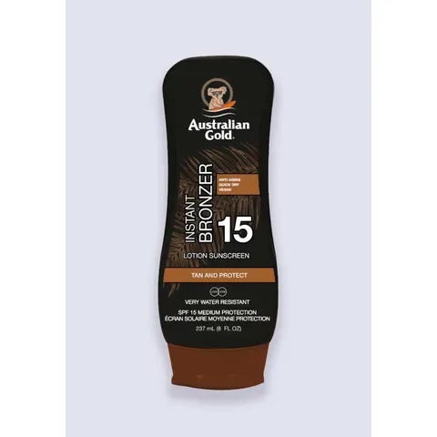 Australian Gold Sunscreen SPF15 lotion with bronzer 237 ml – imagen 1