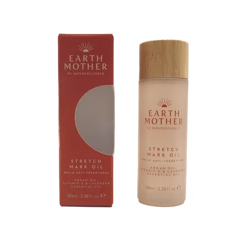 Wanderflower Earth Mother Stretch Mark Oil 100ml – image 1