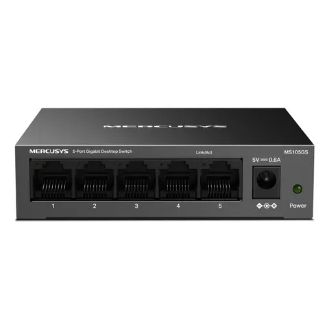 Mercusys Switch MS105GS 5-Port Gigabit Steel Case – Bild 1