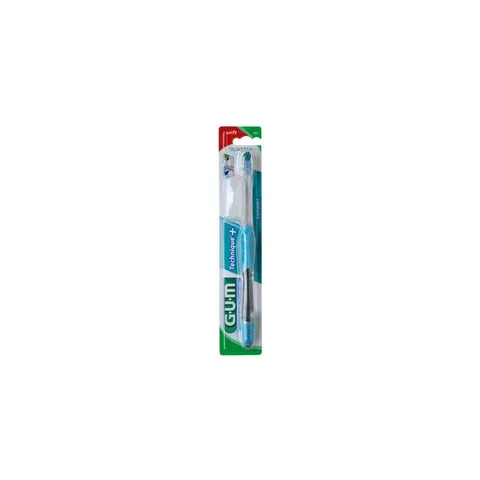 GUM Technique + Zahnbürste kompakt weich Blister – Bild 1