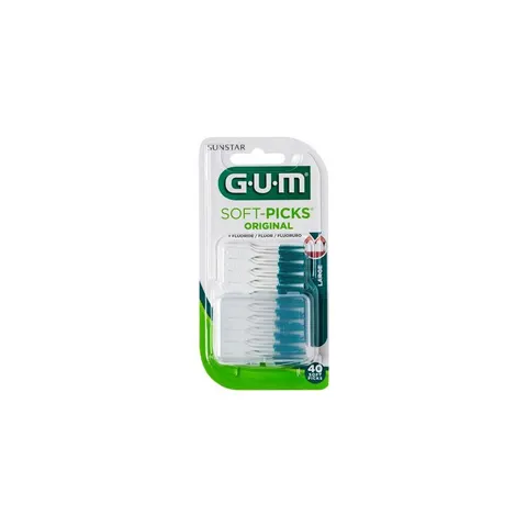 Gum Soft Picks Large - 40 st - Rager – afbeelding 1