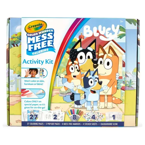 Crayola Bluey Colour Wonder Activity Set – image 1