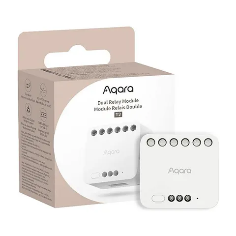 AQARA DCM-K01 - Aqara double relay module, flush-mounted, ZigBee – image 1