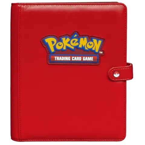 Pokémon Premium red snap 4-pocket binder – afbeelding 1