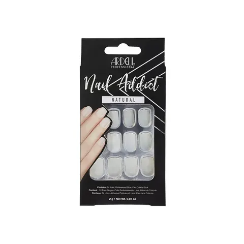 Ardell Nail Addict natural squared 1 u – immagine 1