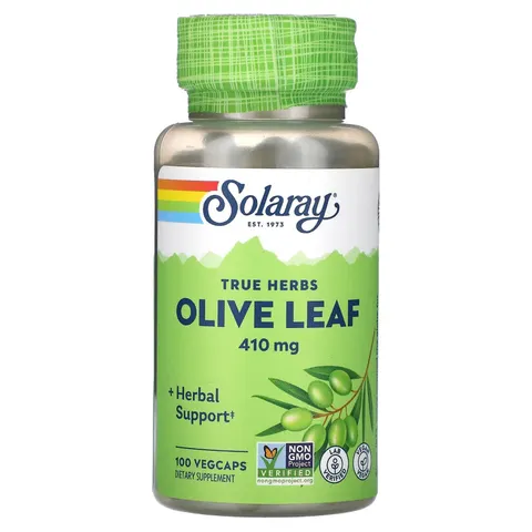 Solaray olive leaf 410mg 100vcap. – imagen 1