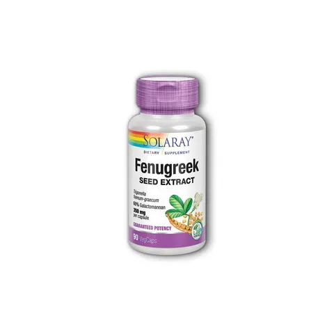 Solaray Fenugreek Extract 350 mg - 90 Capsules – image 1