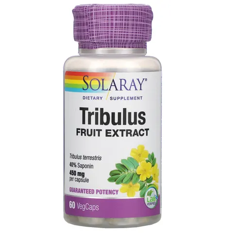 Solaray, Vital Extracts, Tribulus, 60 VegCaps – image 1