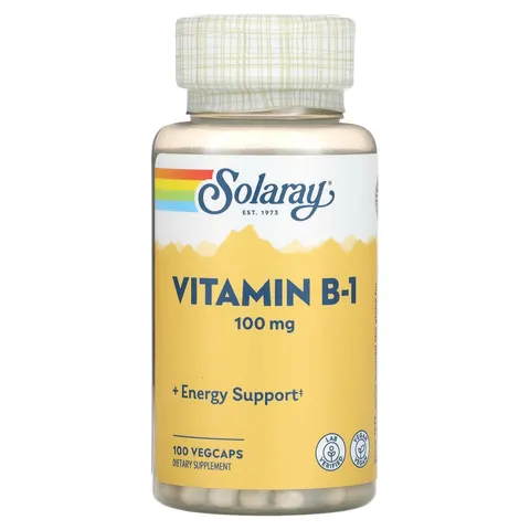 Solaray vit. b1 100mg. 100cap. – imagen 1